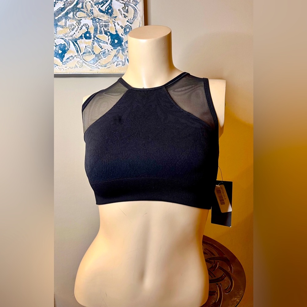🆕 NUX Active Bra - High Neck w/Mesh - Sz S